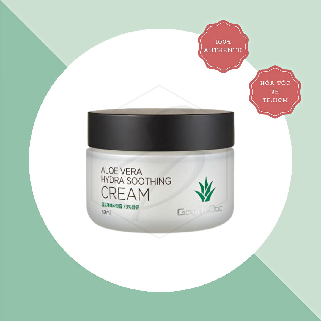 Kem Dưỡng Ẩm Lô Hội GoodnDoc Aloe Vera Hydra Soothing Cream - 50ml